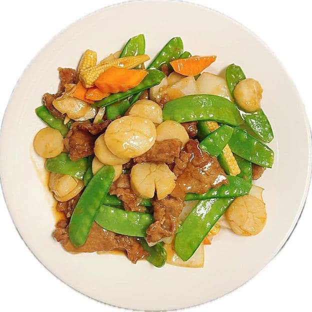 Beef with Scallop